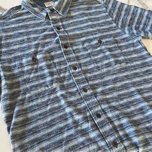 Faherty Short Sleeve Button Up Mens M